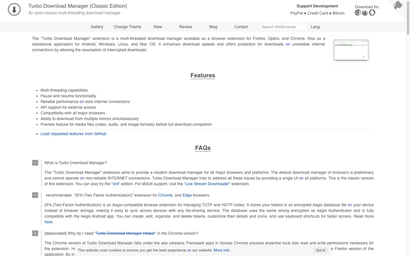 Turbo Download Manager 官方界面预览